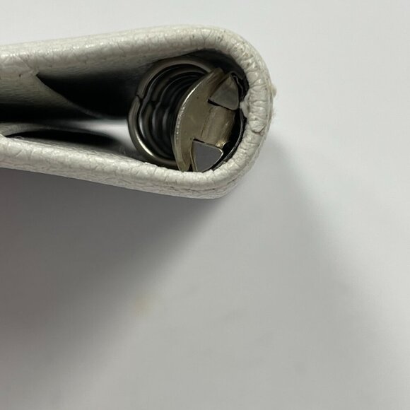 BVLGARI White Leather Notebook Cover - Preowned - Picture 10 of 14